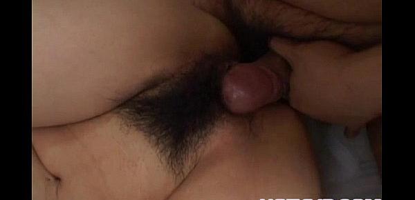  Yurika Goto is fucked in mouth and in dark hairy cum dumpster
